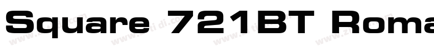 Square 721BT RomanCo字体转换